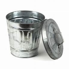 Galvanized Garbage Can