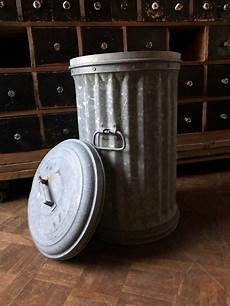 Galvanized Garbage Can